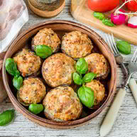 Рецепт Фаршированных шампиньонов с курицей