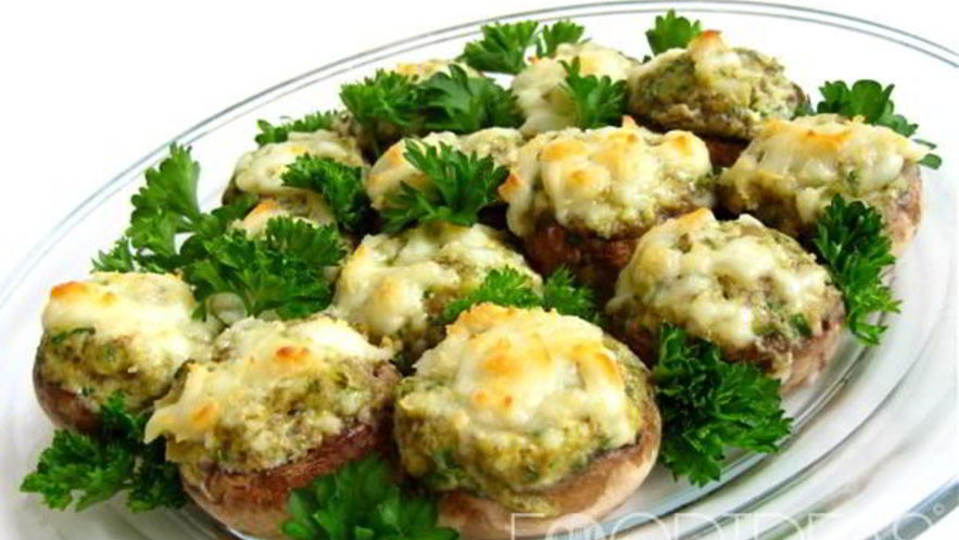 Рецепт фаршированных шампиньонов