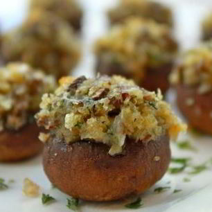 Рецепт Грибов фаршированных в микроволновке