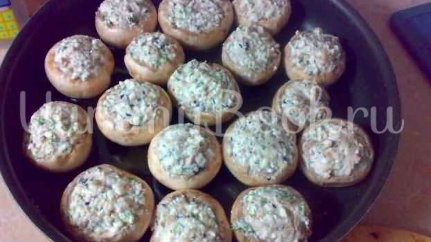 Рецепт грибов фаршированных