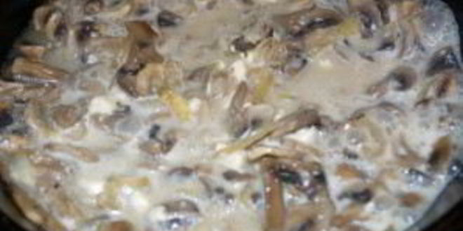 Рецепт грибов под соусом