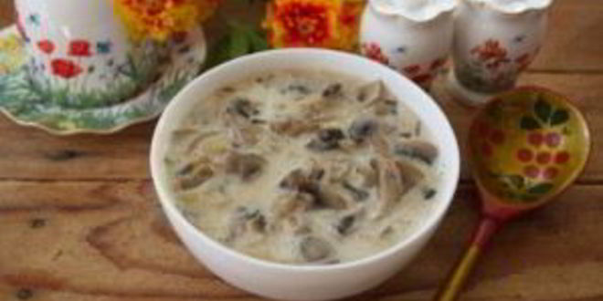 Рецепт грибов под соусом