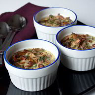 Рецепт Грибов в сливочной заливке