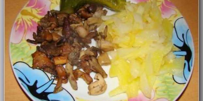 Рецепт грибов жареных