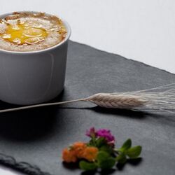 Рецепт Лесных грибов, запеченных в сливках