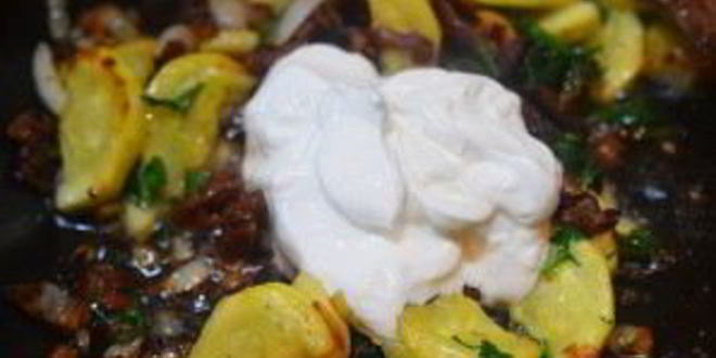 Рецепт лисичек с кабачками жареные