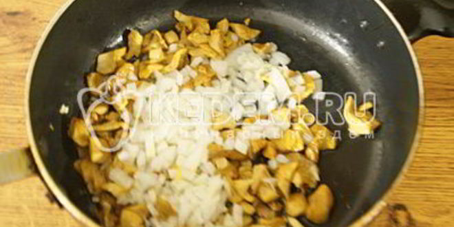 Рецепт лисичек жареных с картофелем