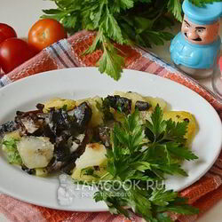 Рецепт Подберезовиков жареных с картошкой