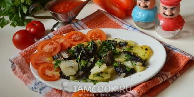 Рецепт подберезовиков жареных с картошкой