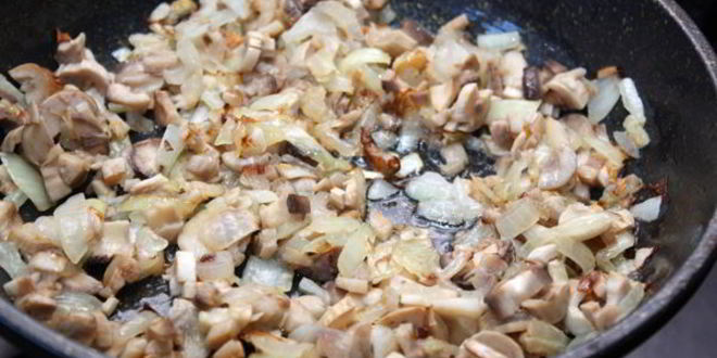 Рецепт постных фаршированных шампиньонов