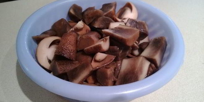 Рецепт рибая, грибы, картошка — праздника