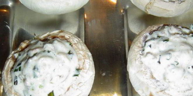 Рецепт шампиньонов фаршированных морское искушение