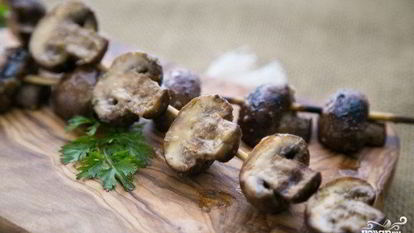 Рецепт Шампиньонов на шпажках