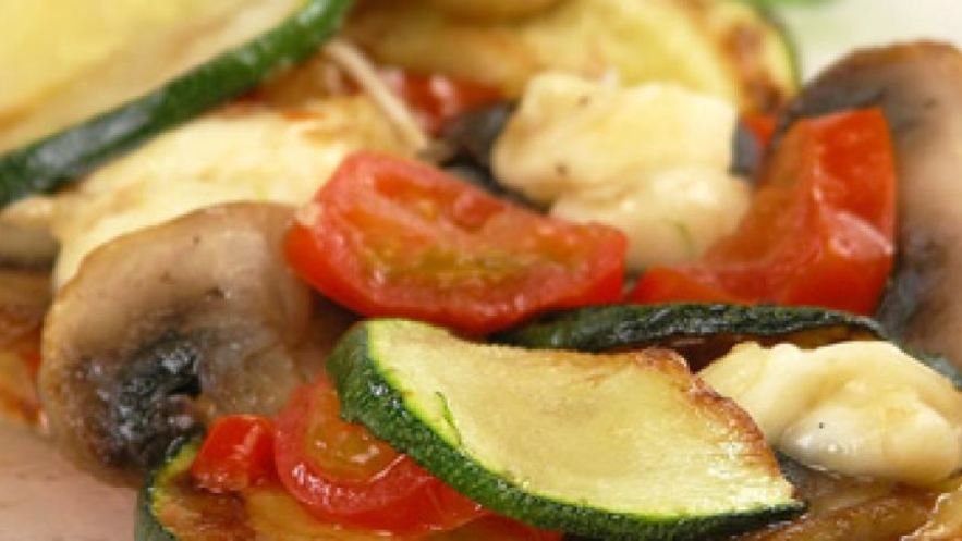 Рецепт шампиньонов с брынзой