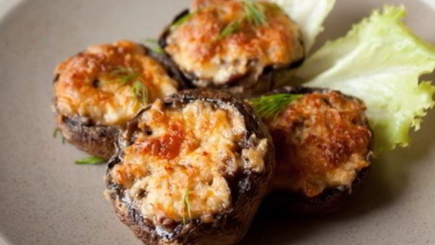 Рецепт шампиньонов с плавленым сыром