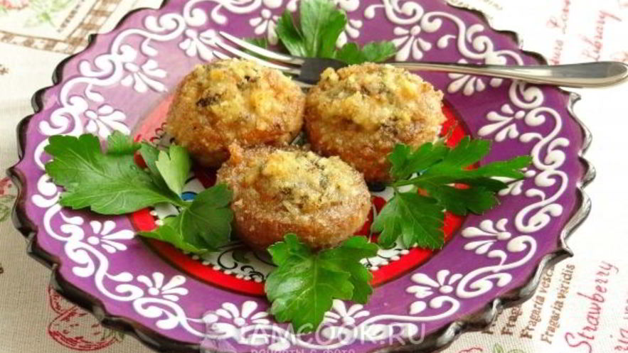 Рецепт шампиньонов, запеченных с чесноком и тимьяном