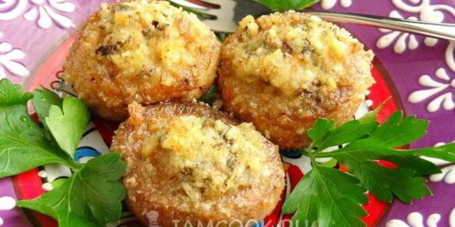 Рецепт шампиньонов, запеченных с чесноком и тимьяном