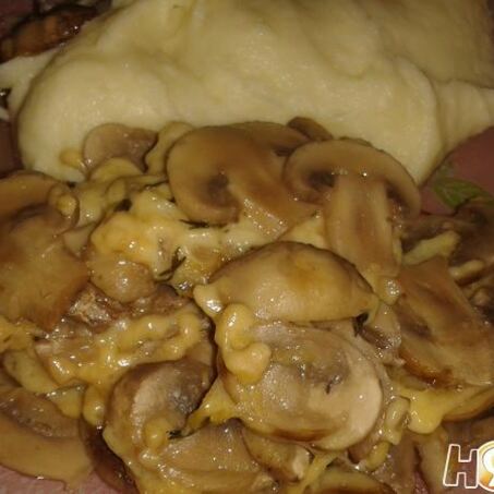 Рецепт Запеченных грибов в лимоне и тимьяне