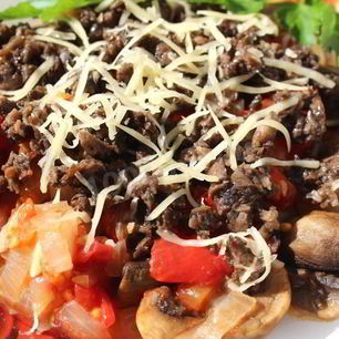 Рецепт Запеченных шампиньонов в духовке постные