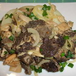 Рецепт Запеченных сморчков