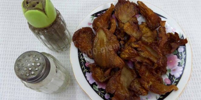 Рецепт жареных грибов с чесноком