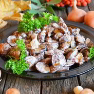 Рецепт Жареных маслят в сметане