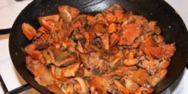 Рецепт жареных рыжиков