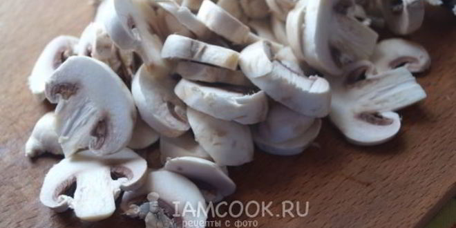 Рецепт жареных шампиньонов с луком