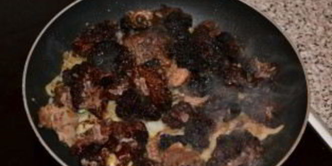 Рецепт жареных сморчков в сметане