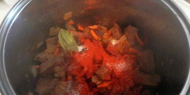 Рецепт гуляша без томатной пасты в мультиварке