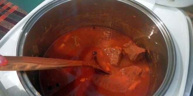 Рецепт гуляша без томатной пасты в мультиварке