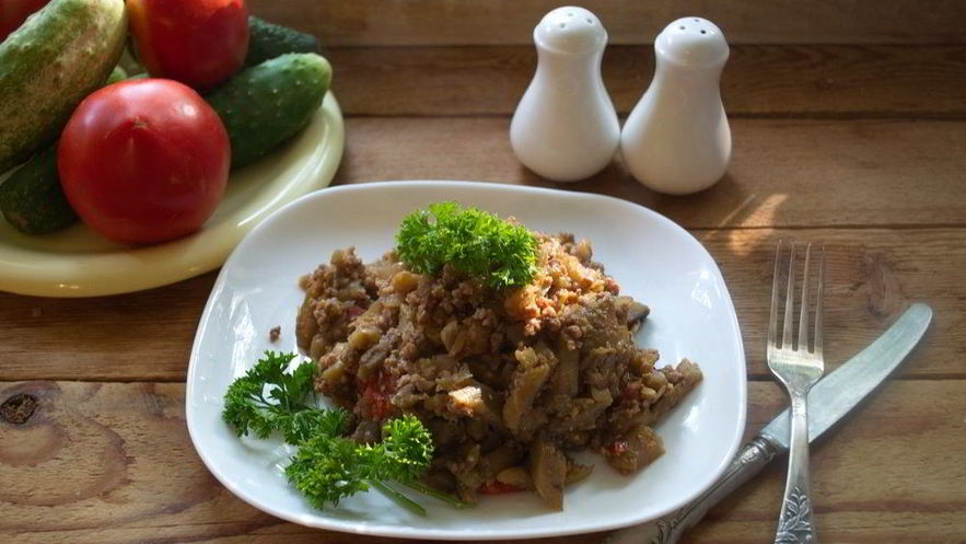 Рецепт гуляша из баклажанов