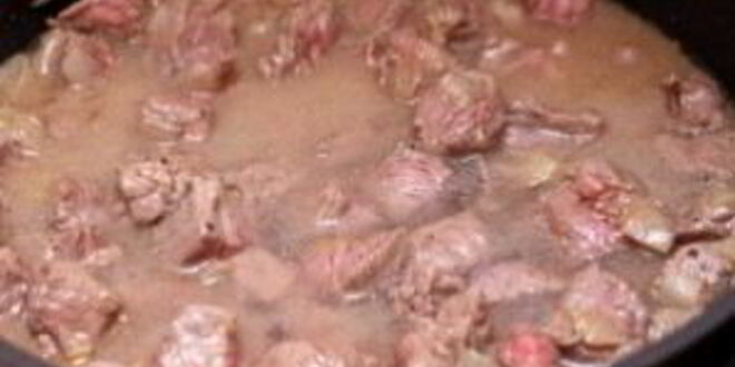 Рецепт гуляша из говядины с картошкой