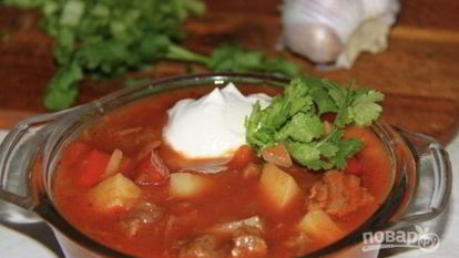 Рецепт Гуляша из говядины с паприкой