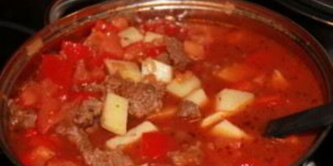 Рецепт гуляша из говядины с паприкой