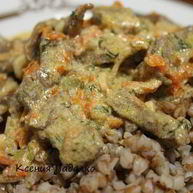 Рецепт Гуляша из говядины со сметаной