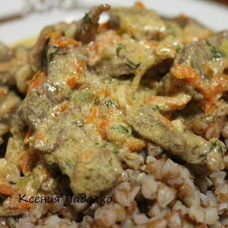 Рецепт Гуляша из говядины со сметаной