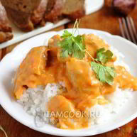 Рецепт Гуляша из индейки в мультиварке