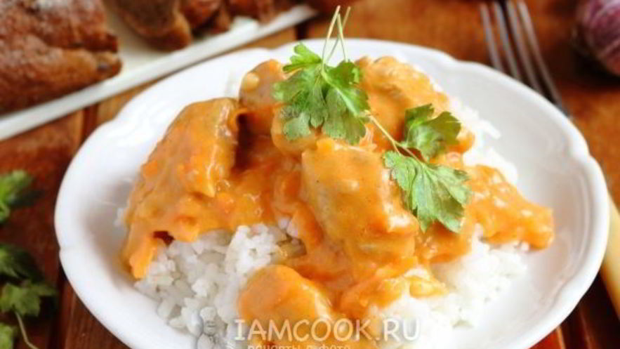 Рецепт гуляша из индейки в мультиварке