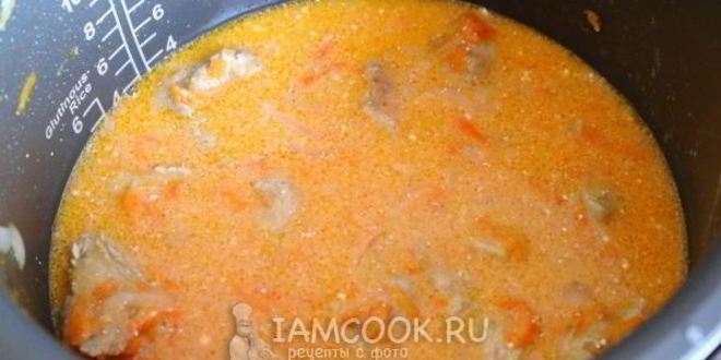 Рецепт гуляша из индейки в мультиварке