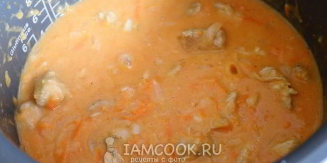 Рецепт гуляша из индейки в мультиварке