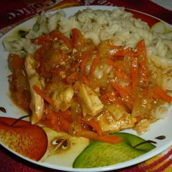 Рецепт Гуляша из куриной грудки