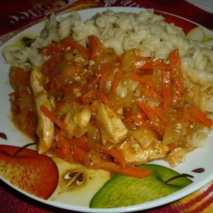 Рецепт Гуляша из куриной грудки