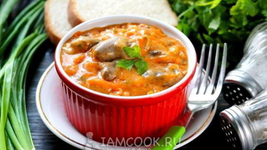 Рецепт гуляша из куриных сердечек