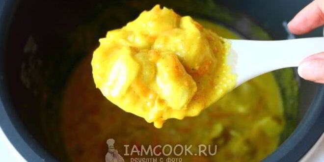 Рецепт гуляша из курицы в мультиварке