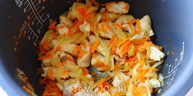 Рецепт гуляша из курицы в мультиварке