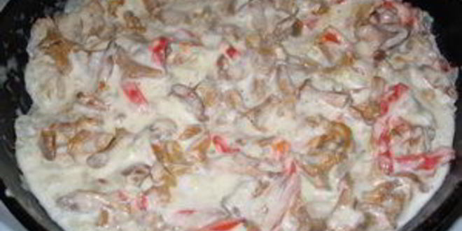 Рецепт гуляша из лисичек