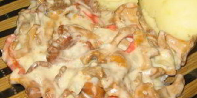 Рецепт гуляша из лисичек