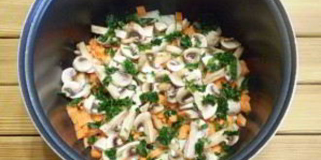 Рецепт гуляша из шампиньонов