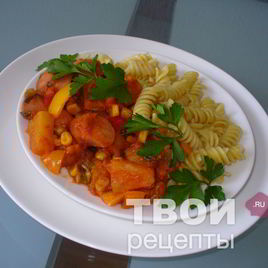 Рецепт Гуляша из сосисок